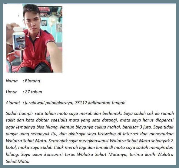 bukti mata berlemak mulai hilang