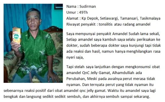 kisah amandel bapak sudirman sudah lama dan akhirnya sembuh