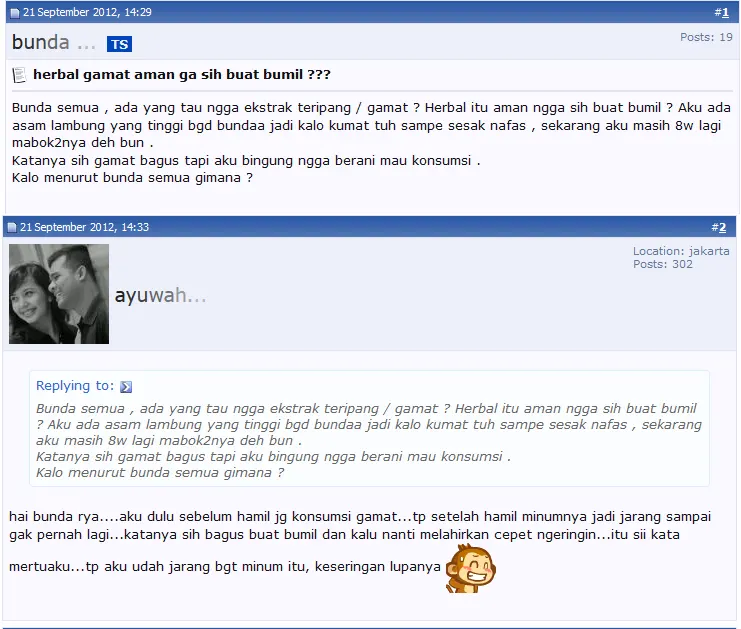 diskusi manfaat qnc jelly gamat untuk ibu hamil